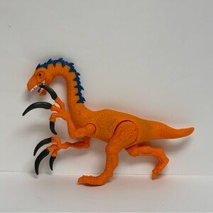 Chap Mei Light Up Roaring Orange Dinosaur Therizinosaurus Big Claw Figure Valley